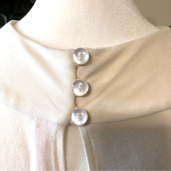 Eight Sixty White Beaded Halter Top ~ Size: XS - Picture 7 of 13